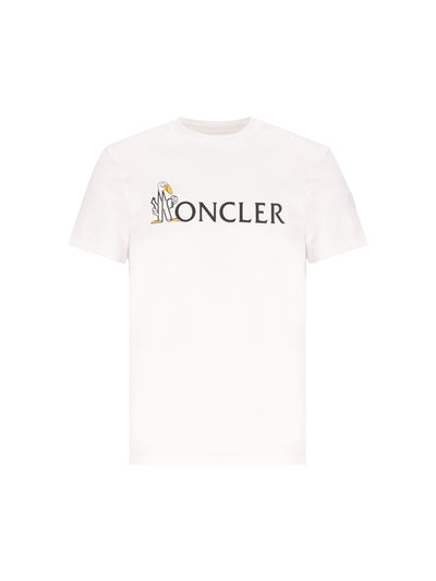 T-shirt in Cotone con Logo Graphic M8C00033 89B8U00A MONCLER 