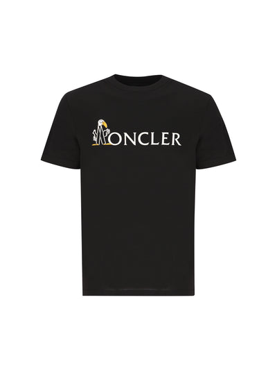 T-shirt in Cotone con Logo Graphic M8C00033 89B8U999 MONCLER 