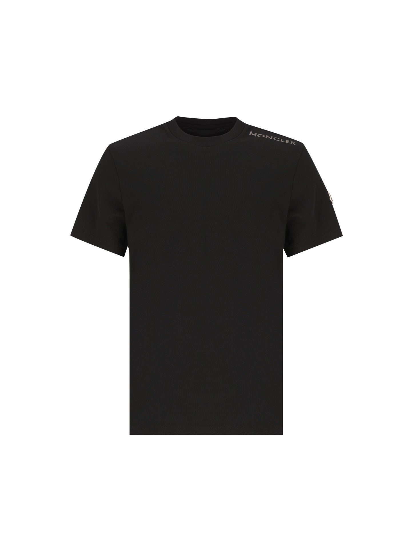 T-shirt in Cotone con Logo Stampato sulla Spalla M8C00035 89AUG999 MONCLER 