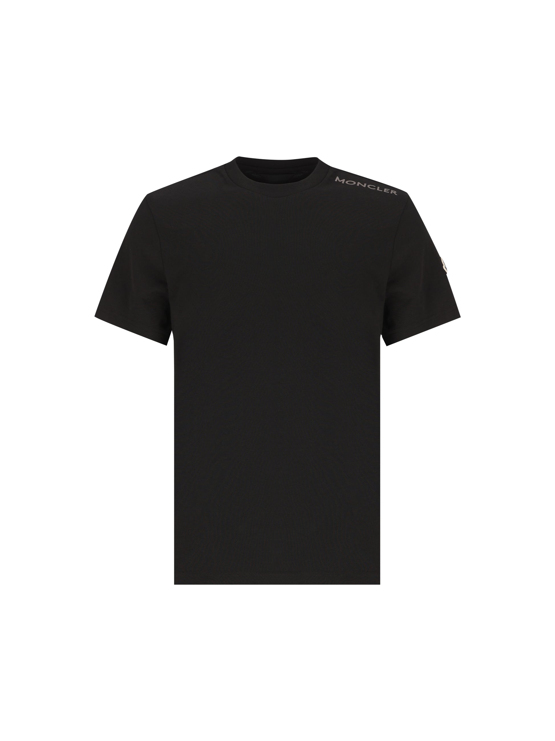 T-shirt in Cotone con Logo Stampato sulla Spalla M8C00035 89AUG999 MONCLER 