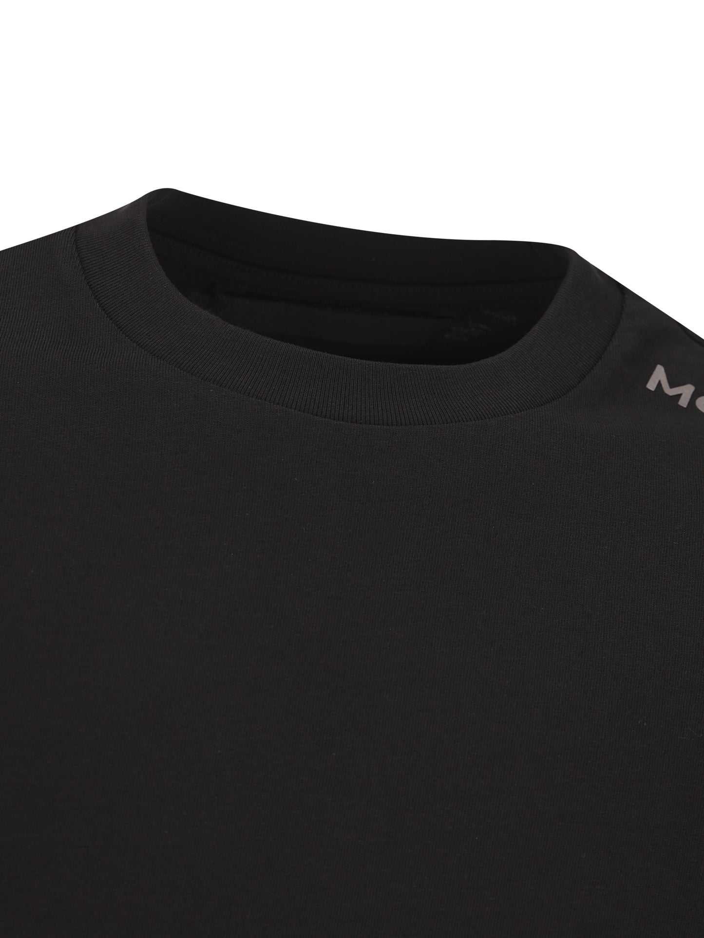 T-shirt in Cotone con Logo Stampato sulla Spalla M8C00035 89AUG999 MONCLER 