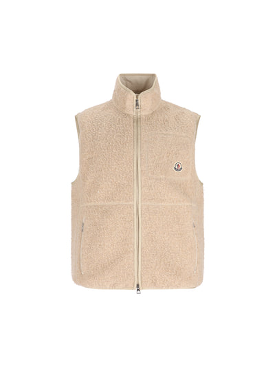 Gilet in Maglia Effetto Casentino M8G00069 89BKU20N MONCLER 