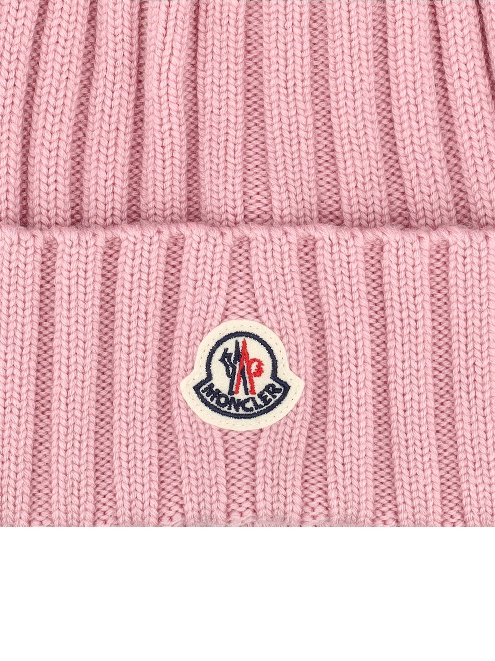 Berretto in Lana Merino con Pompon W3B00039 M1131518 MONCLER 