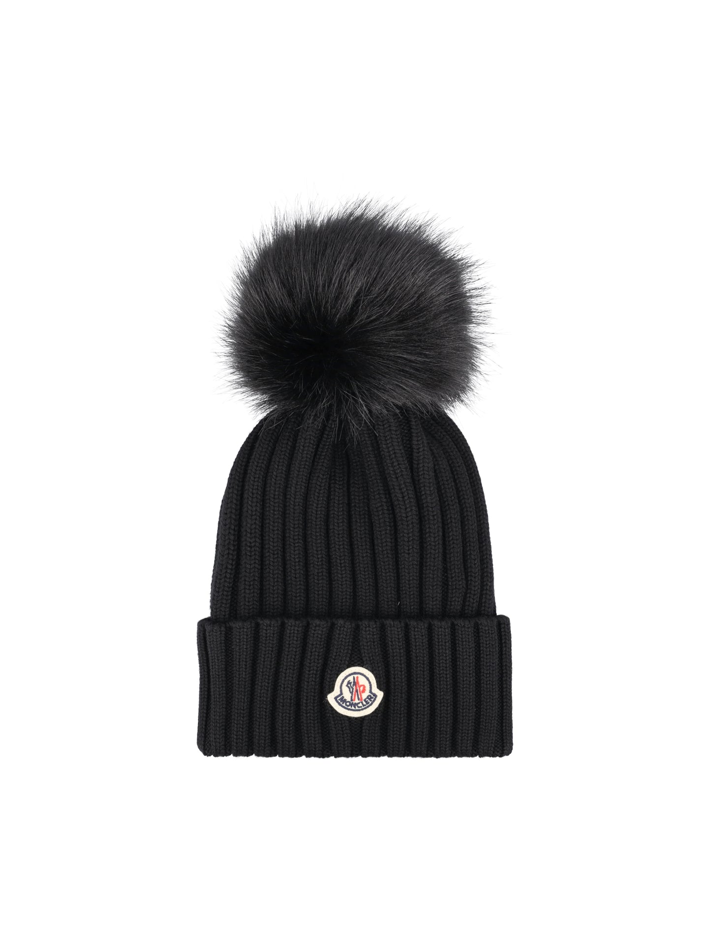 Berretto in Lana Merino con Pompon W3B00039 M1131999 MONCLER 