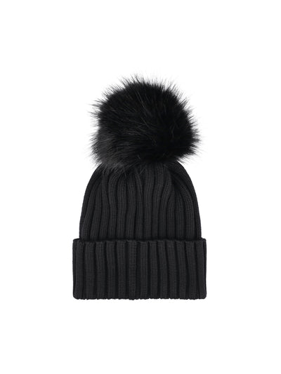 Berretto in Lana Merino con Pompon W3B00039 M1131999 MONCLER 