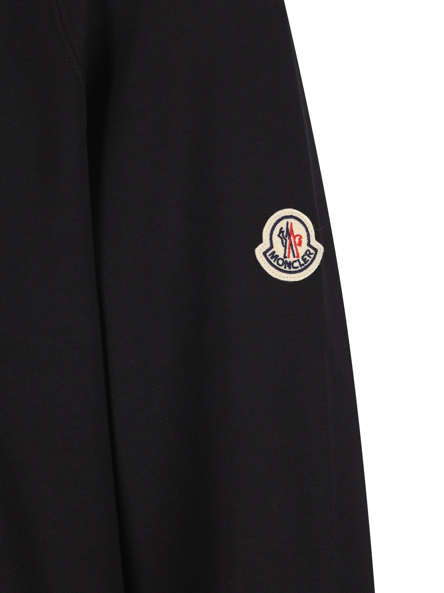 Felpa in Cotone con Logo Ricamato W8G00033 89ALI999 MONCLER 