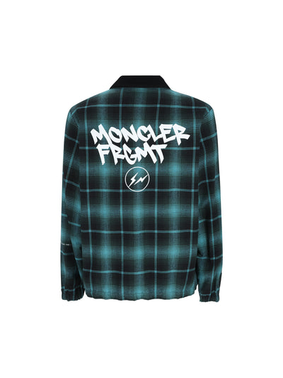 Giacca camicia realizzata in cotone. M1A00001 N1124F89 MONCLER - FRAGMENT 