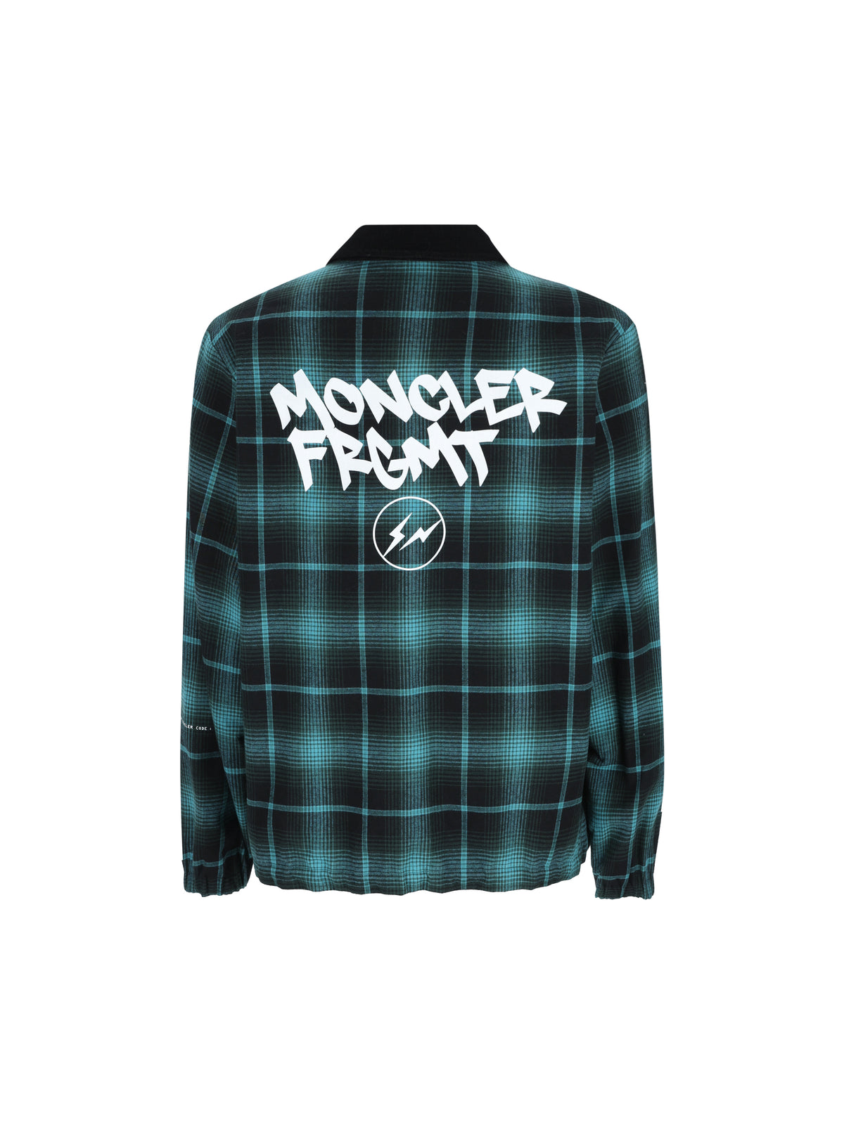 Giacca camicia realizzata in cotone. M1A00001 N1124F89 MONCLER x FRAGMENT 
