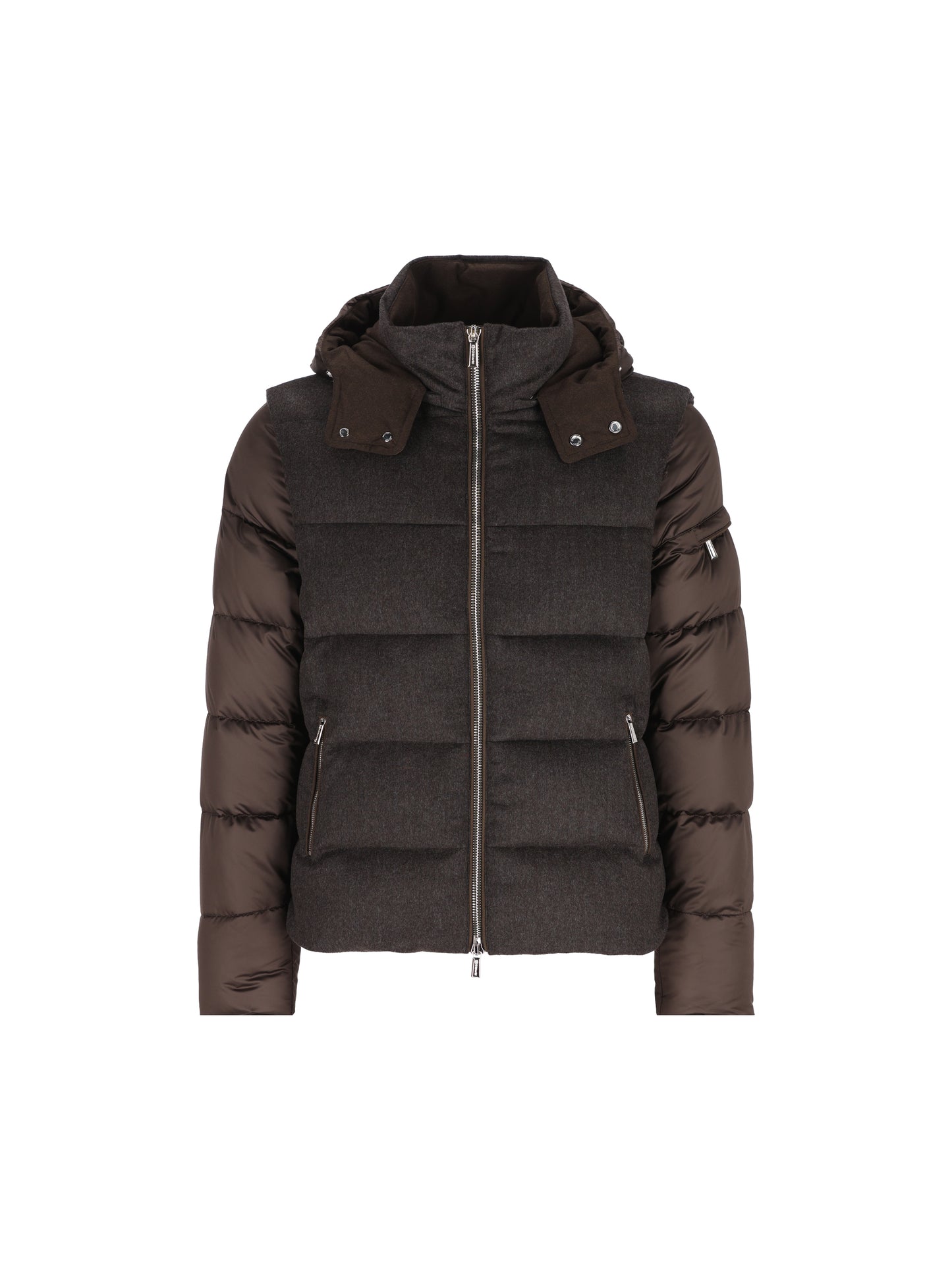Piumino realizzato in lana e cashmere. MOUGI100147 U0202 MOORER 