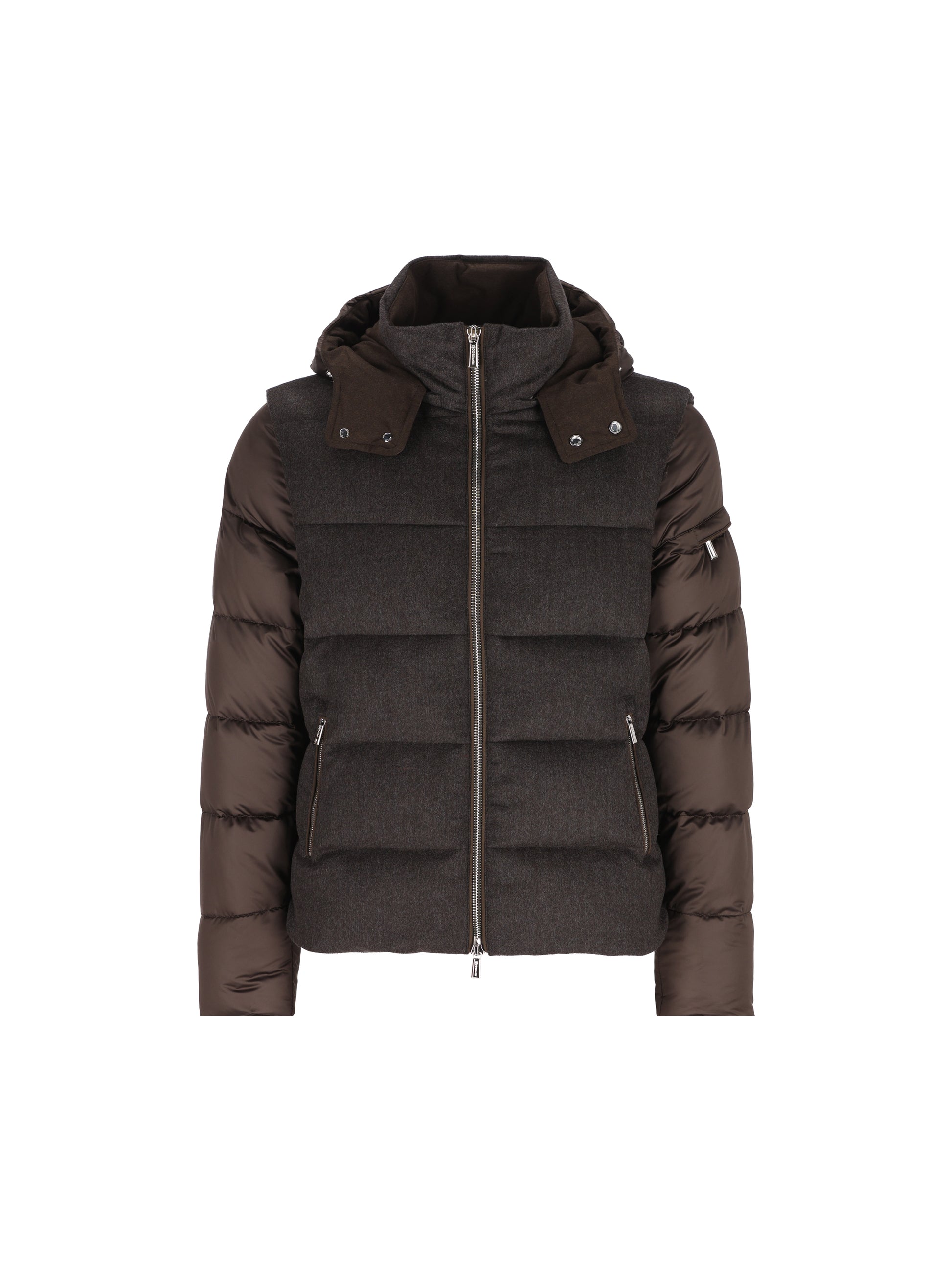 Piumino realizzato in lana e cashmere. MOUGI100147 U0202 MOORER 