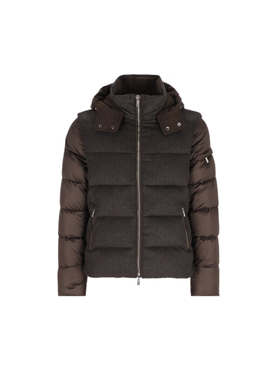 Piumino realizzato in lana e cashmere. MOUGI100147 U0202 MOORER 