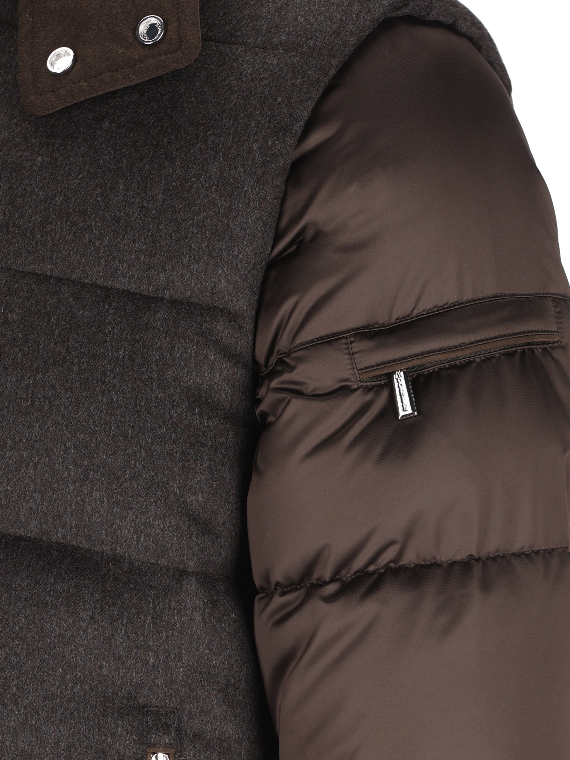 Piumino realizzato in lana e cashmere. MOUGI100147 U0202 MOORER 