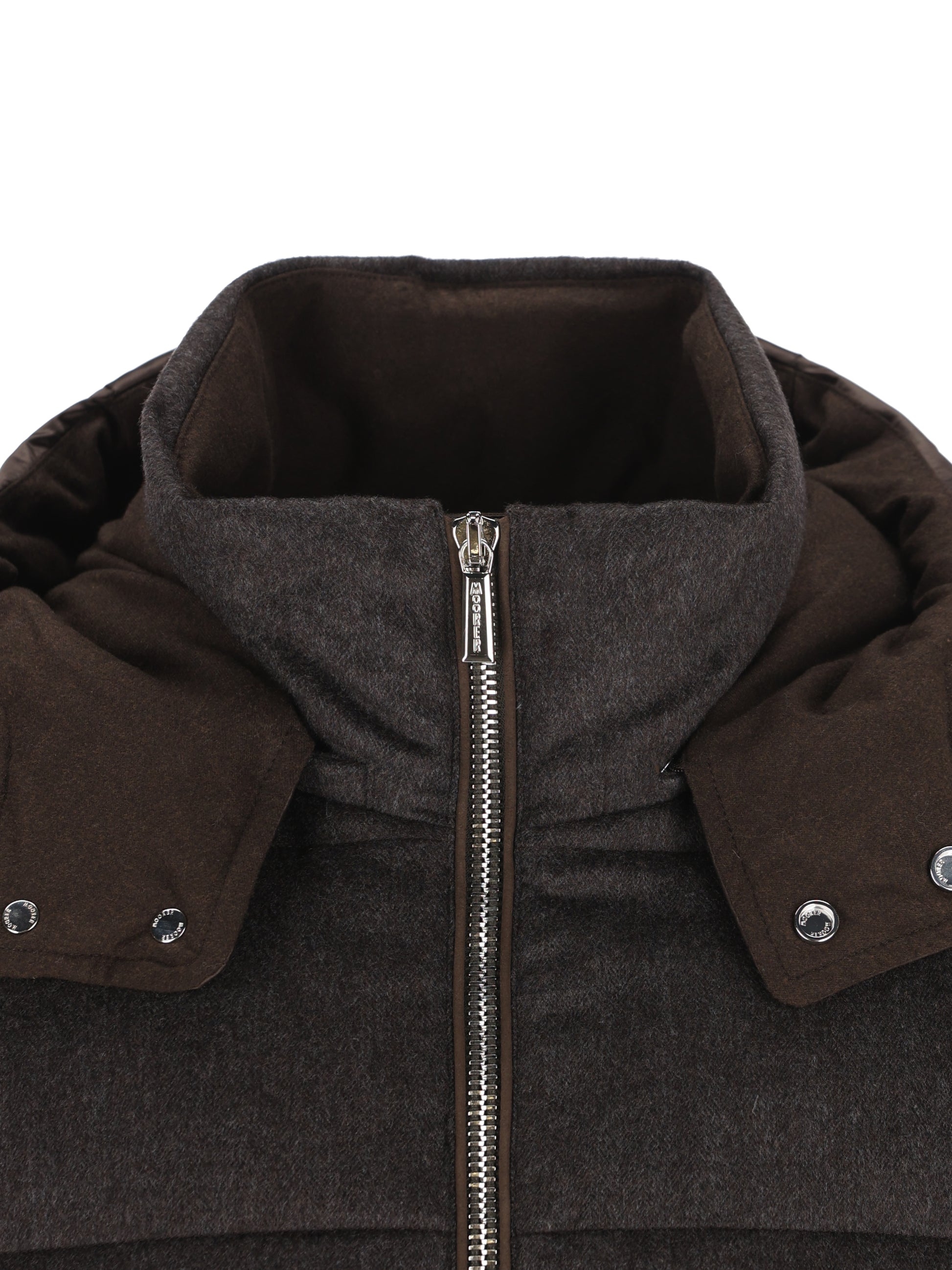 Piumino realizzato in lana e cashmere. MOUGI100147 U0202 MOORER 