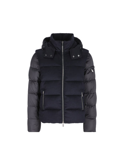 Piumino realizzato in lana e cashmere. MOUGI100147 U0498 MOORER 