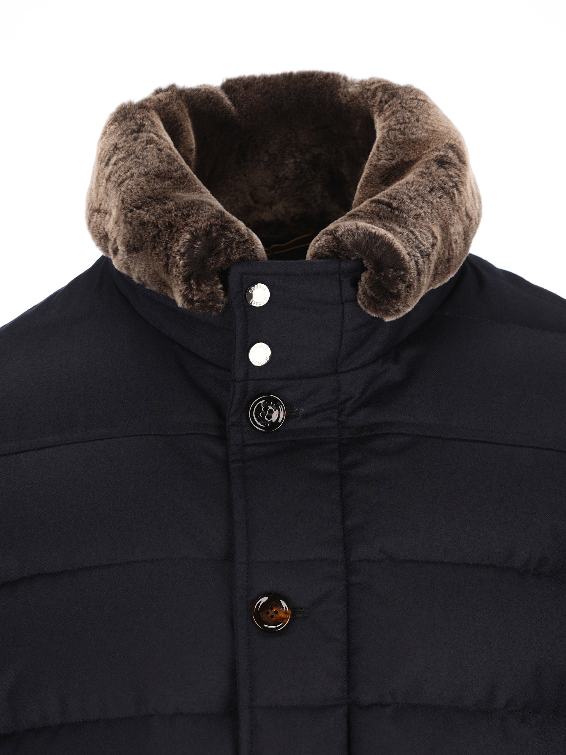 Piumino realizzato in poliammide e poliestere. MOUGI100177 U0498 MOORER 