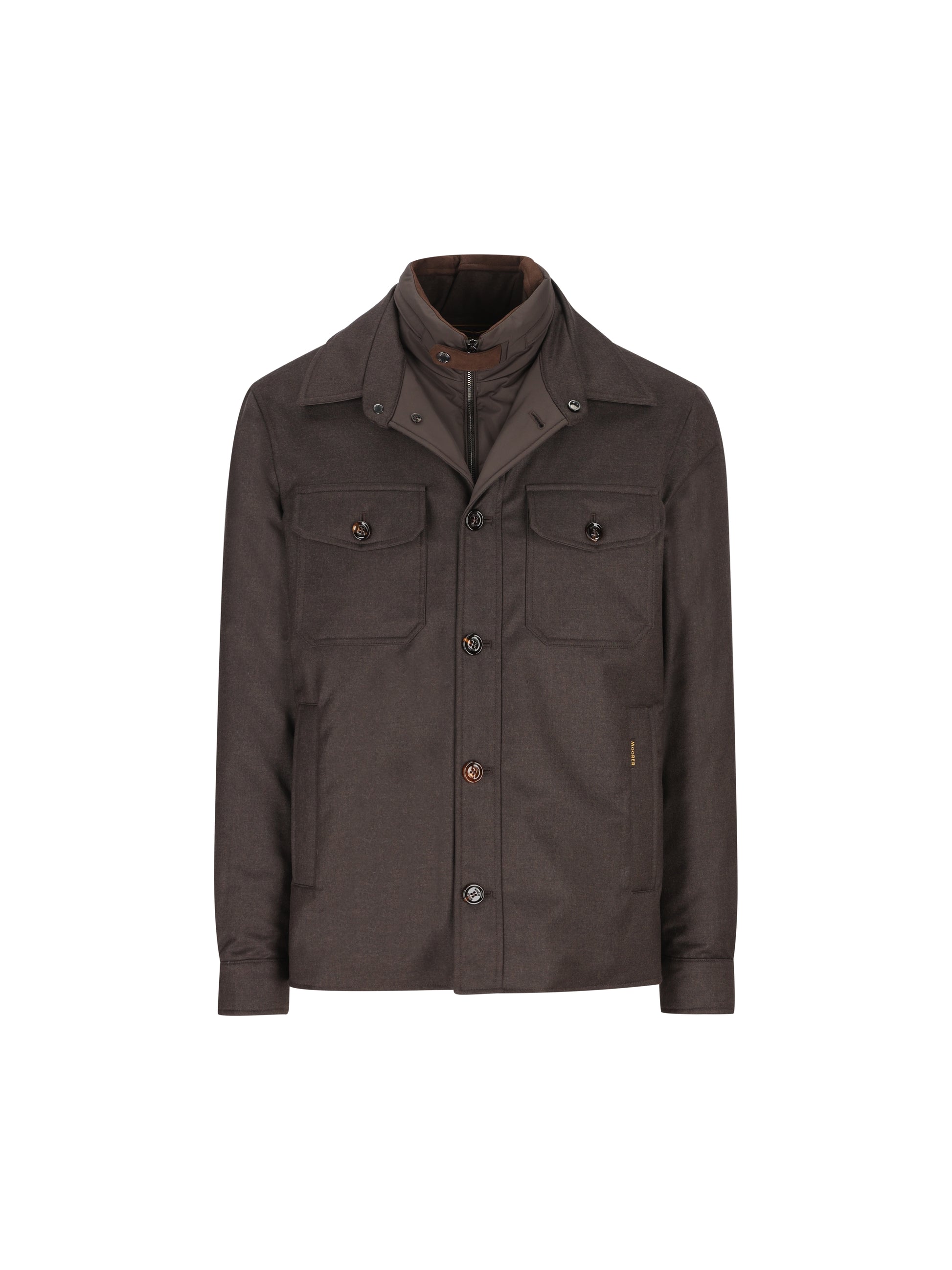 Giacca realizzata in cashmere. MOUGI101291 U0213 MOORER 