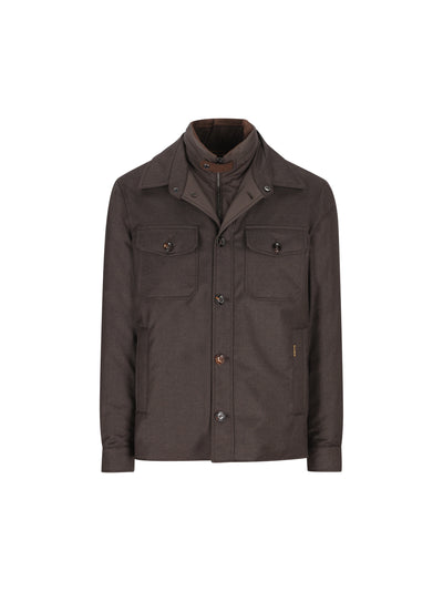 Giacca realizzata in cashmere. MOUGI101291 U0213 MOORER 