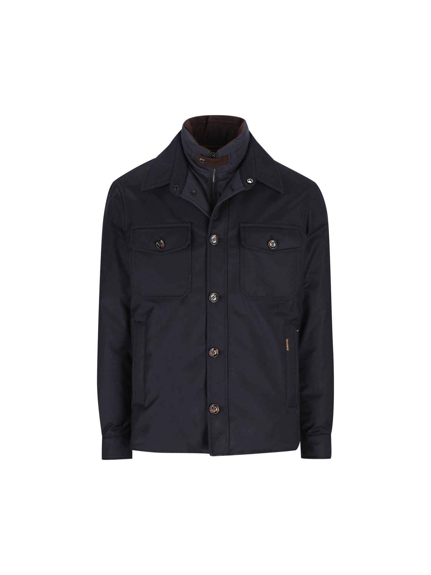 Giacca realizzata in cashmere. MOUGI101291 U0498 MOORER 