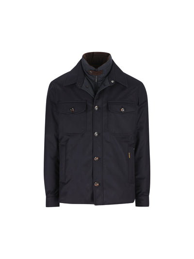 Giacca realizzata in cashmere. MOUGI101291 U0498 MOORER 