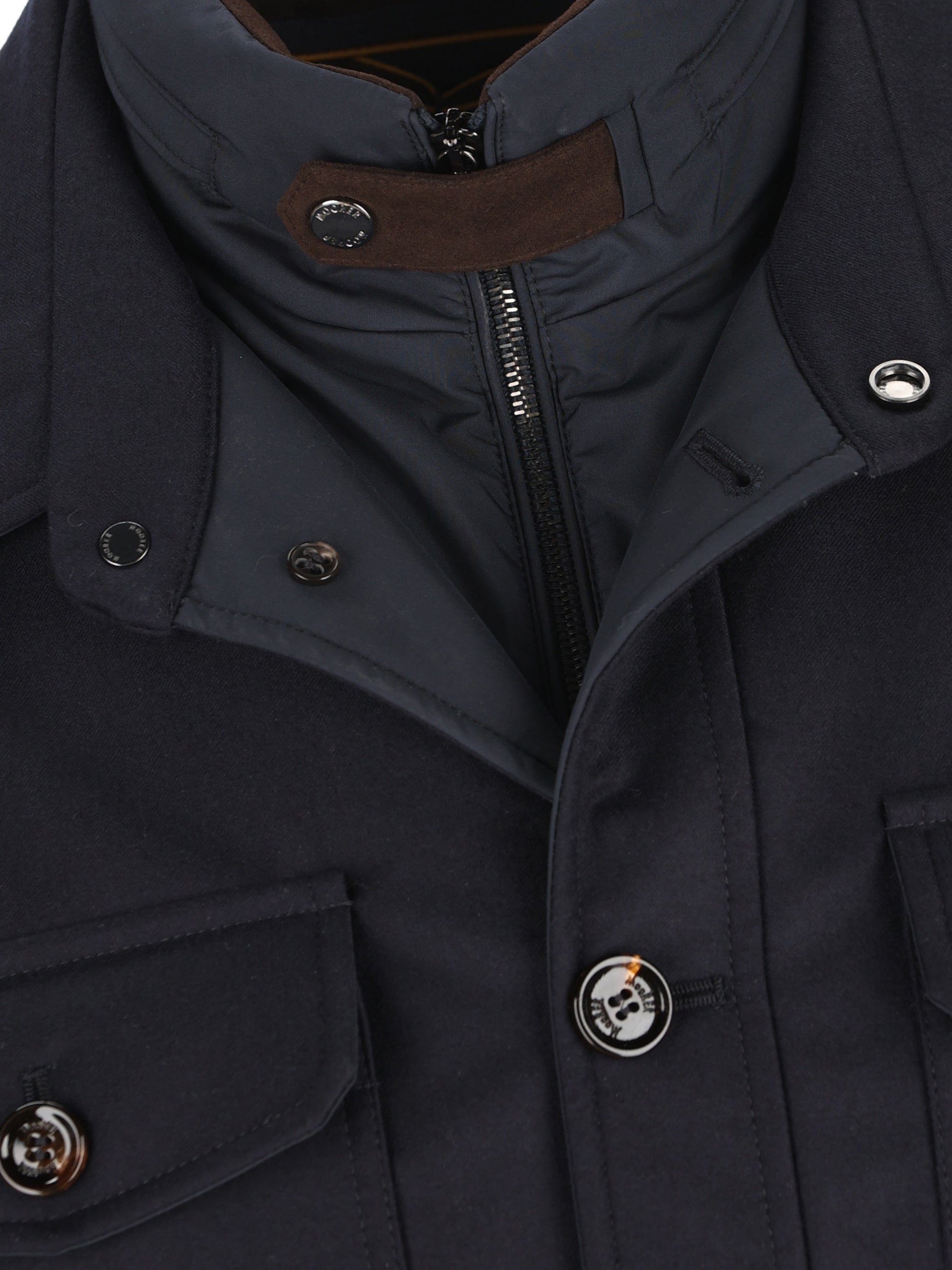 Giacca realizzata in cashmere. MOUGI101291 U0498 MOORER 