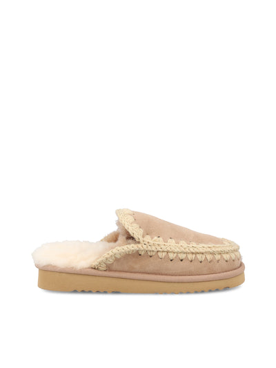 Slipper Eskimo in pelle. FW101125A CAM MOU 