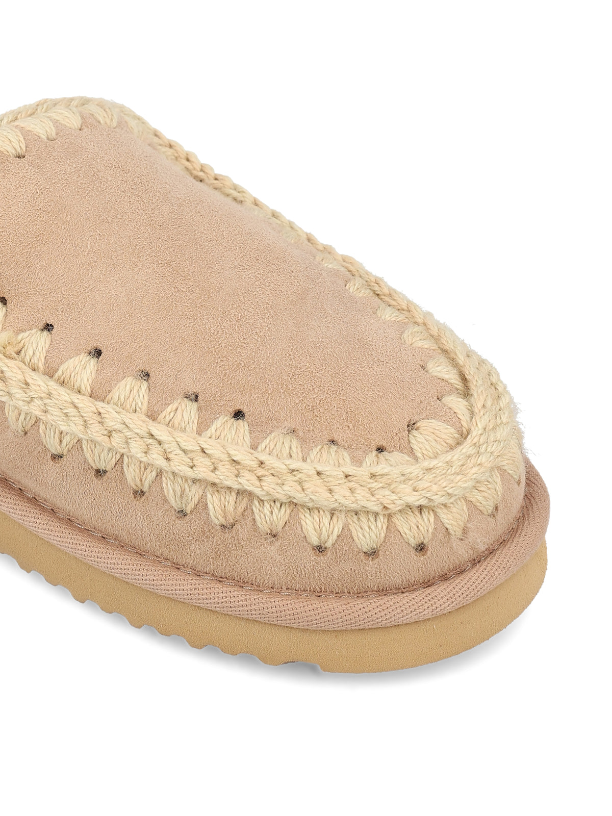 Slipper Eskimo in pelle. FW101125A CAM MOU 