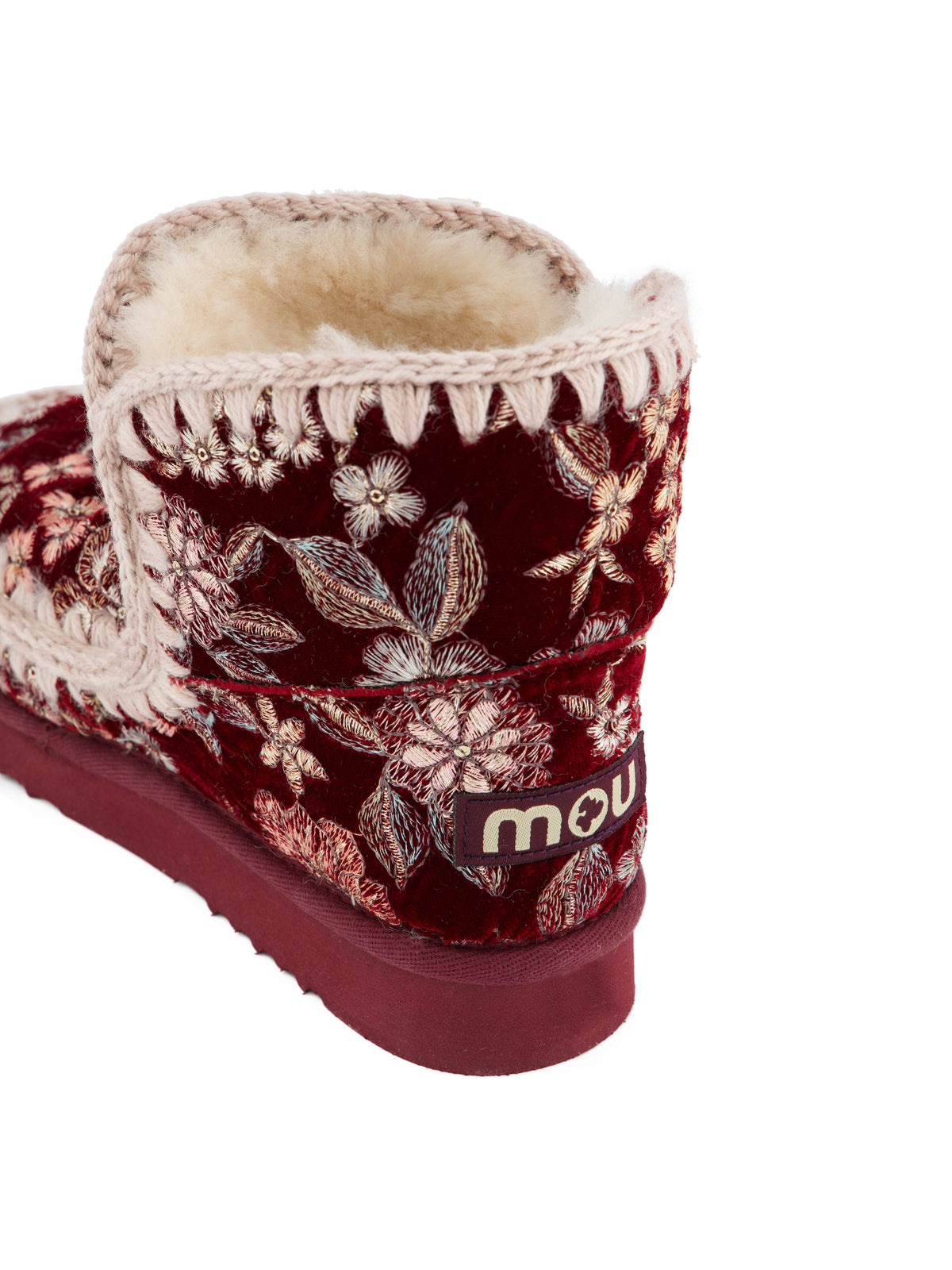 Stivali realizzati in velluto FW101146K VHBUR MOU 