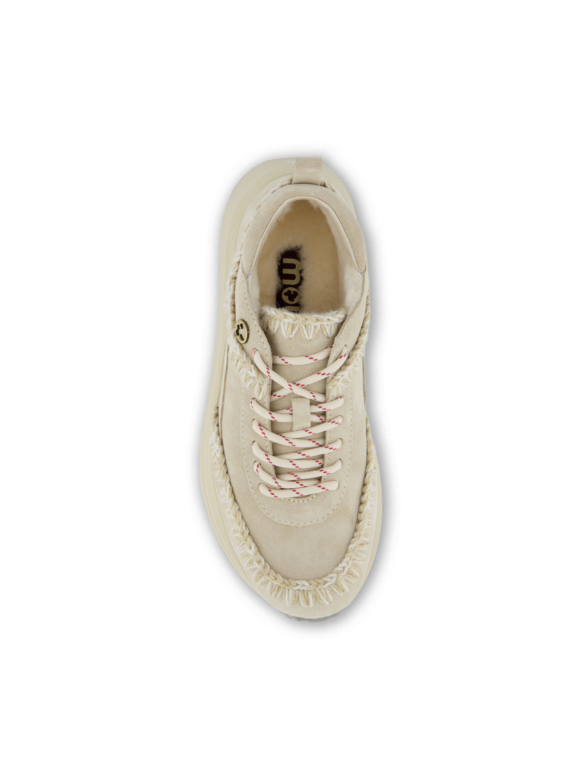 Sneakers realizzate in pelle. FW761000A CHALK MOU 