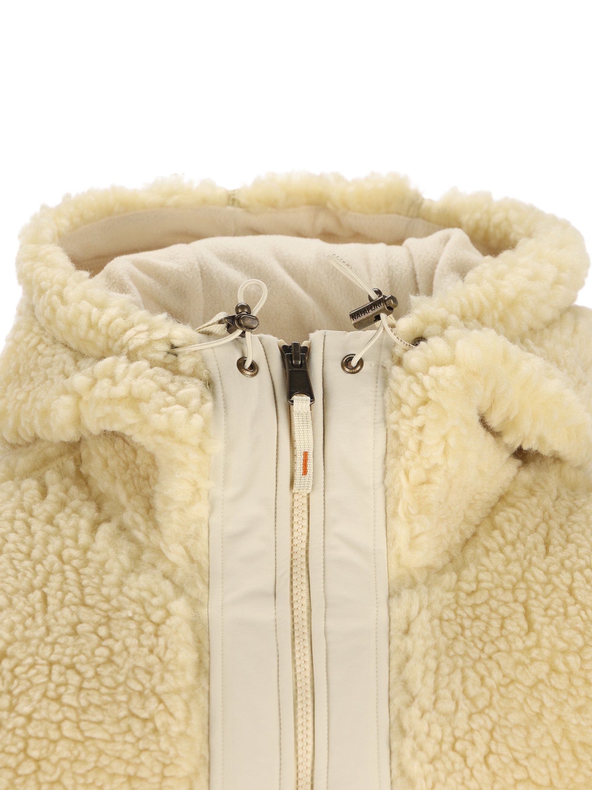 Felpa con cappuccio in pile con zip integrale NP0A8A6O N5E1 NAPAPIJRI 