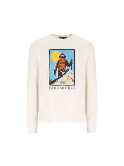 T-Shirt Tee a Maniche Lunghe NP0A8BA7 N1A1 NAPAPIJRI 