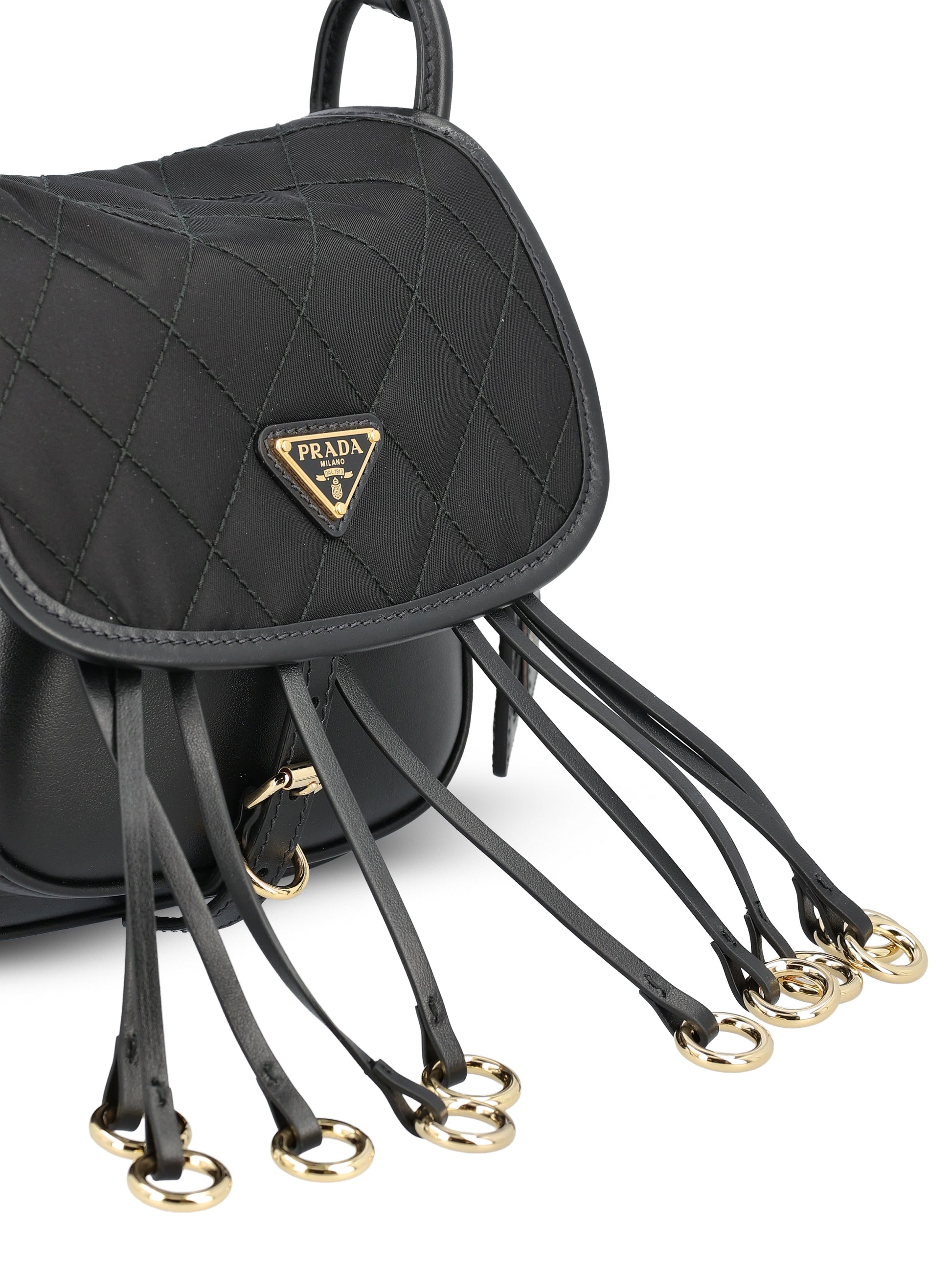 Borsa realizzata in re-nylon e pelle. 1BD412 2ZU8F0002 PRADA 
