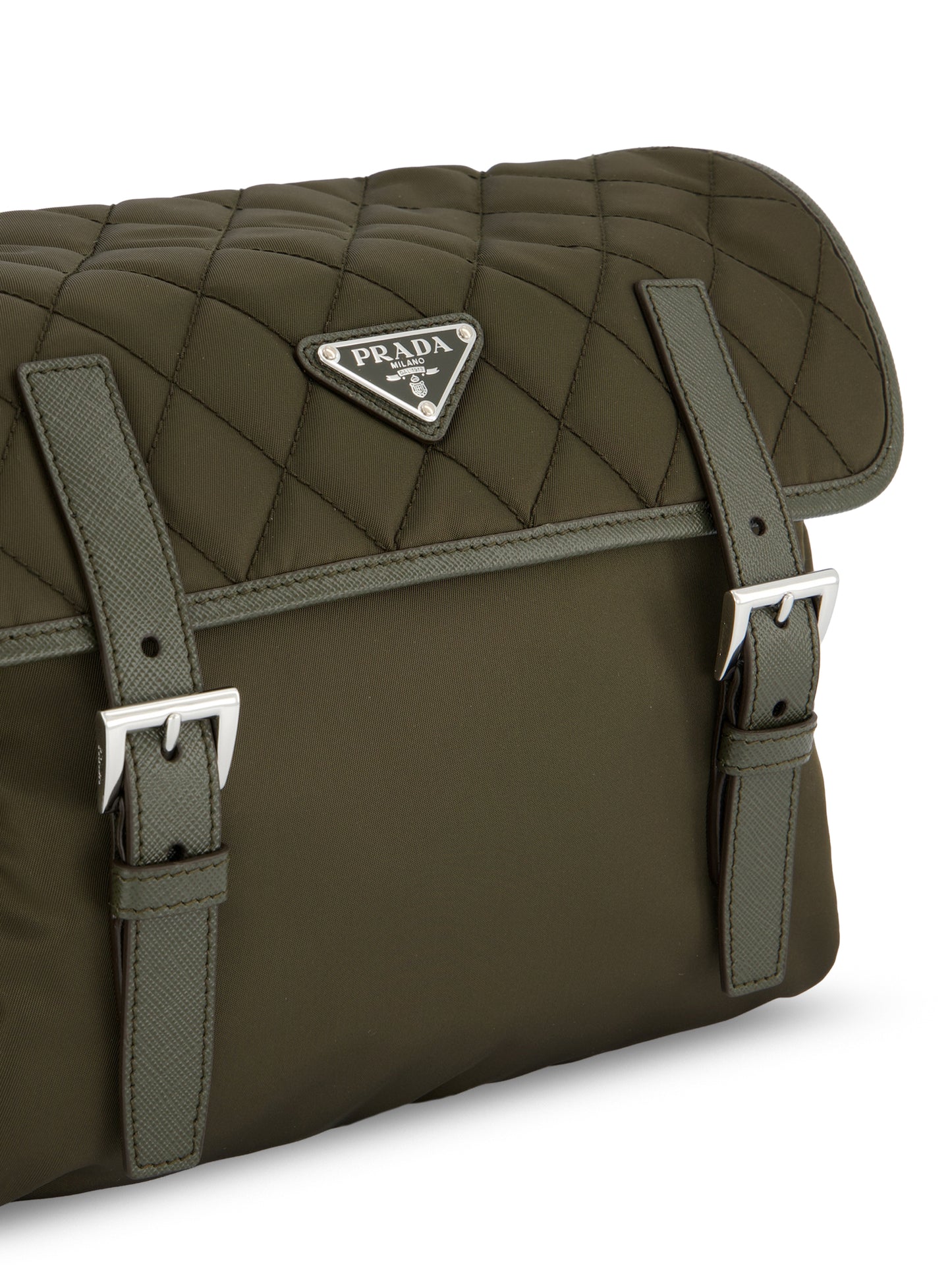 Borsa a tracolla Prada large in Re-Nylon impunturato e Saffiano 1BD953 2ZSIF05VI PRADA 