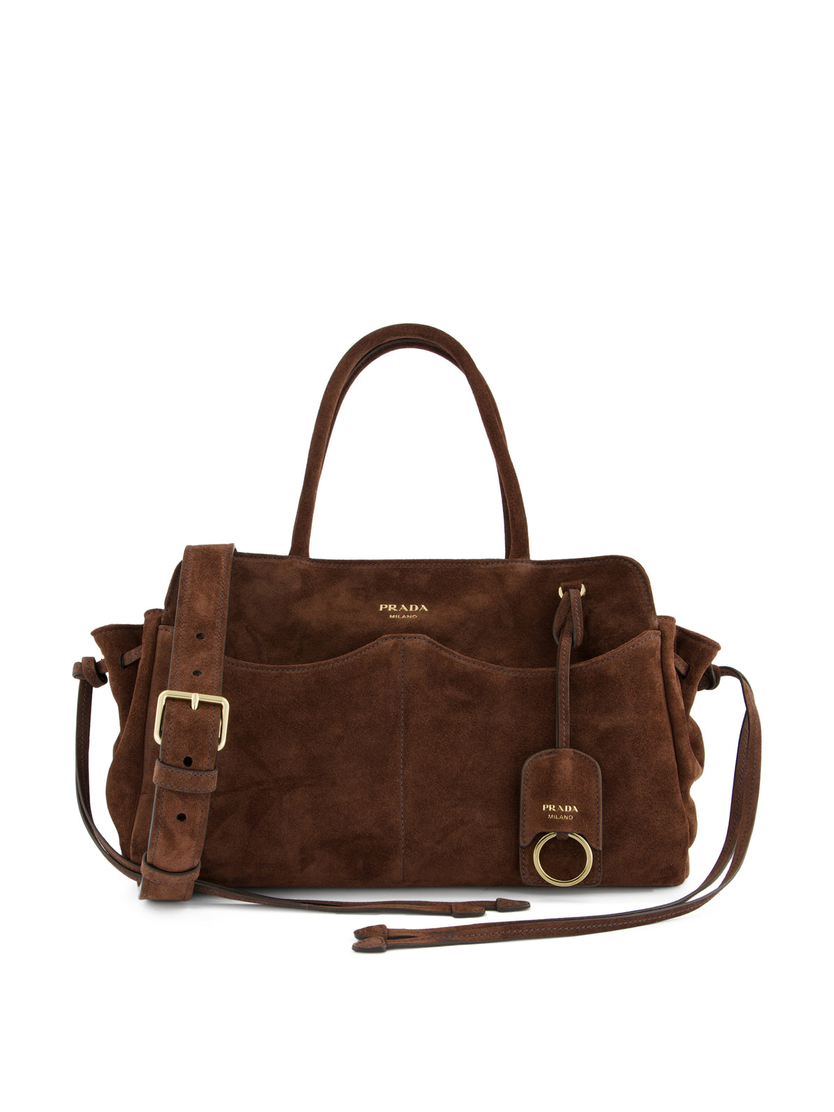 Borsa realizzata in pelle scamosciata. 1BG650 2C4SF0003 PRADA 