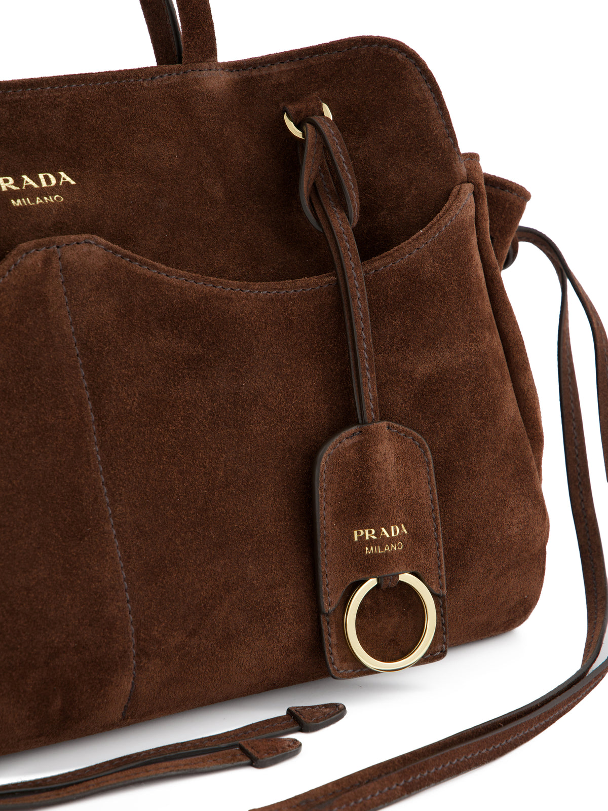 Borsa realizzata in pelle scamosciata. 1BG650 2C4SF0003 PRADA 