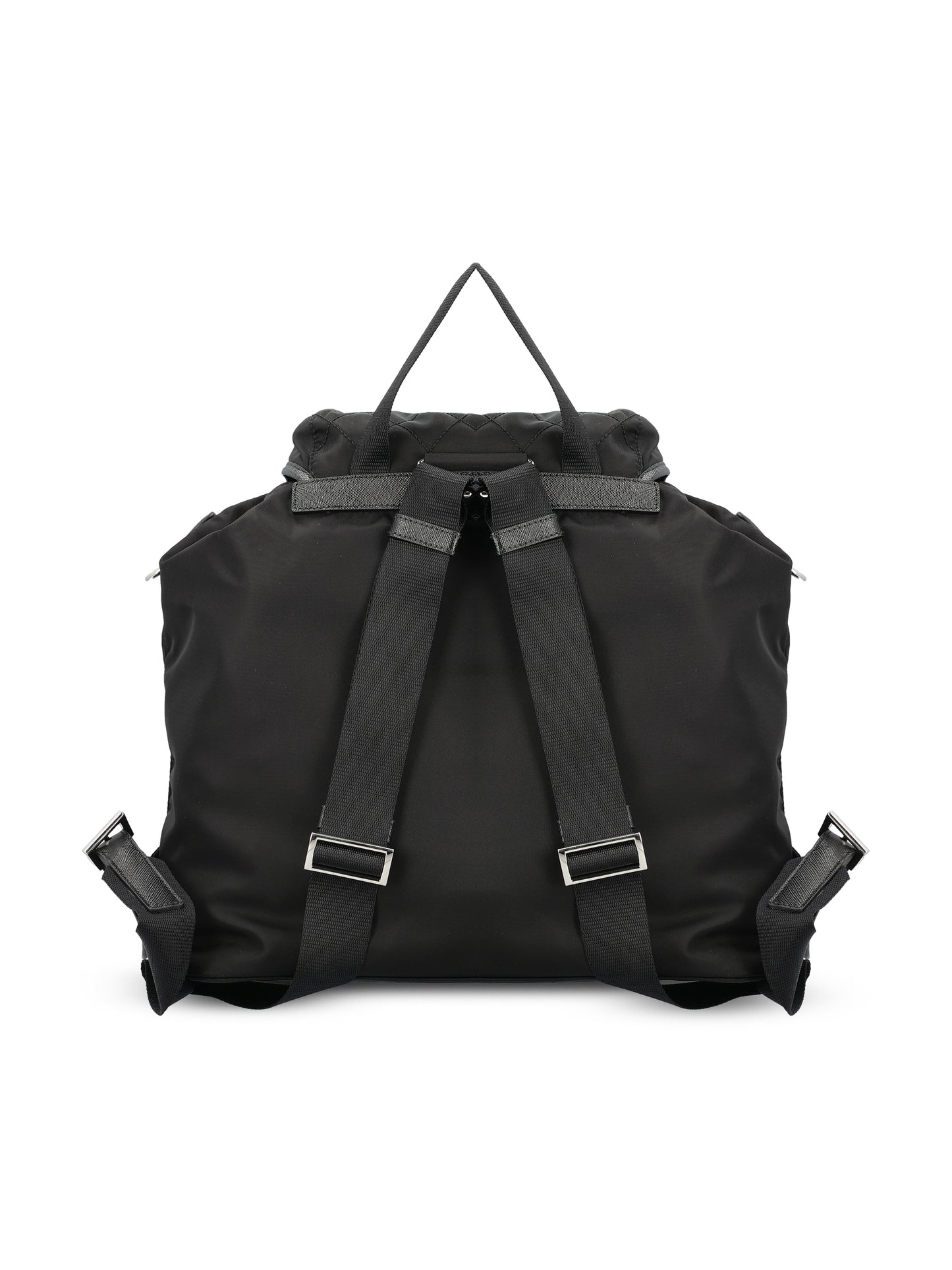 Zaino medium in Re-Nylon impunturato e in Saffiano 1BZ811 2ZSIF0002 PRADA 