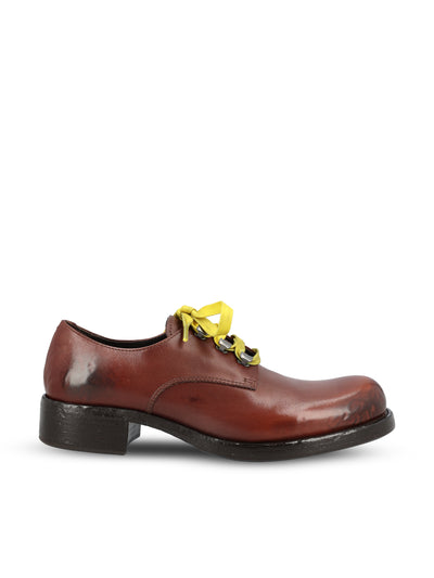 Scarpe stringate in pelle anticata 1E605O 3ZPRF0324 PRADA 