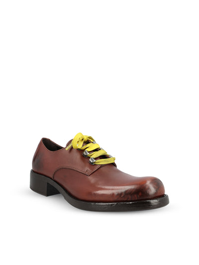 Scarpe stringate in pelle anticata 1E605O 3ZPRF0324 PRADA 