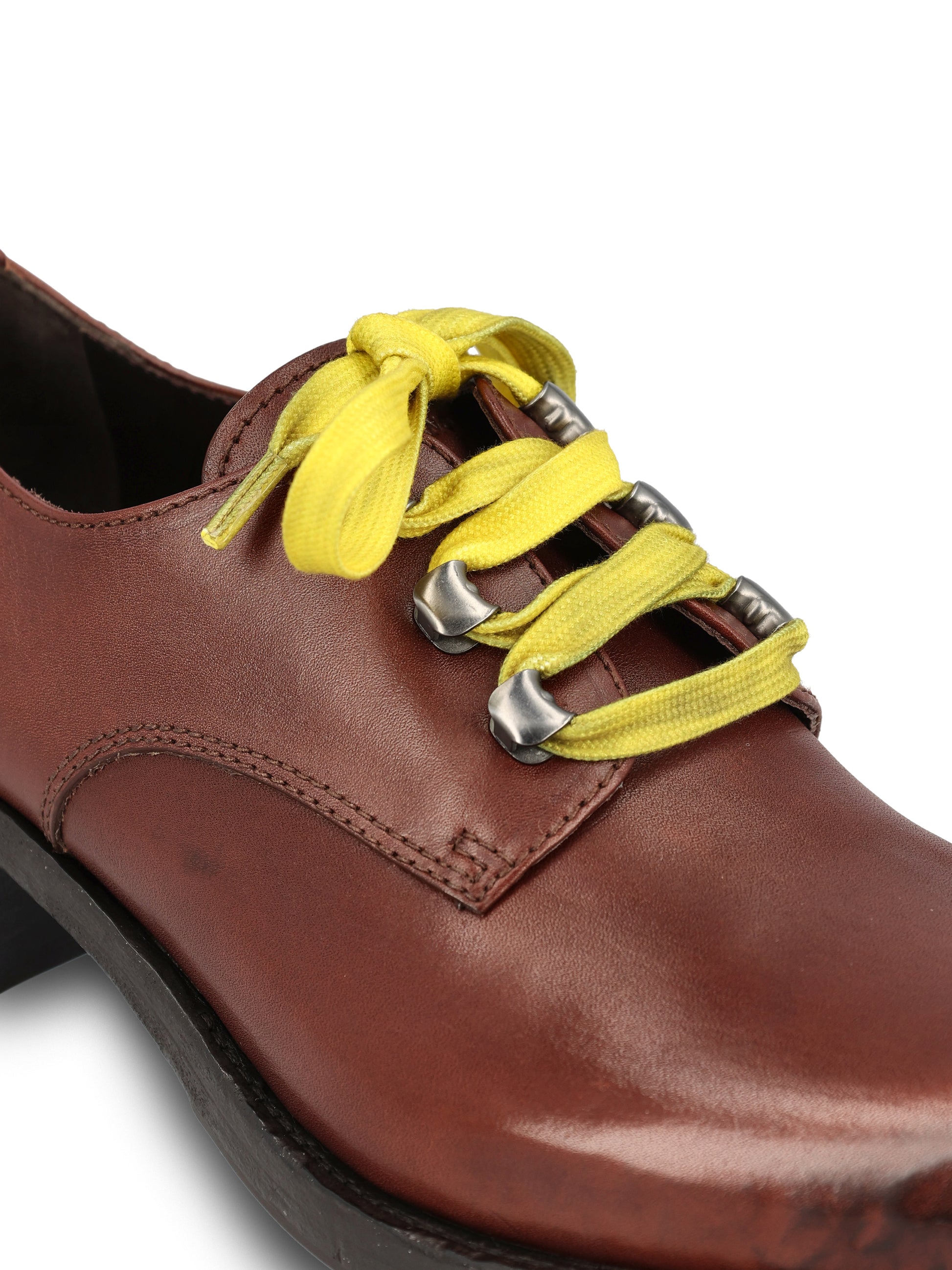 Scarpe stringate in pelle anticata 1E605O 3ZPRF0324 PRADA 