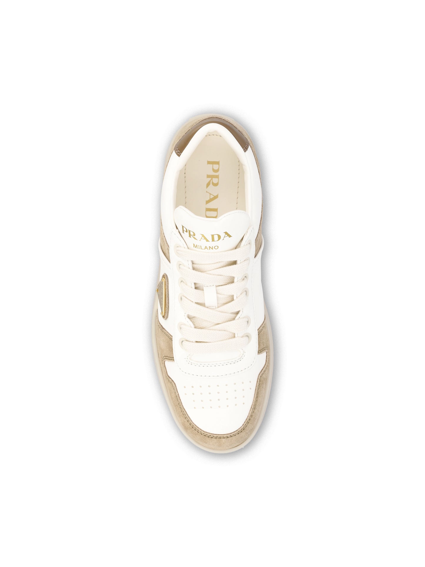 Sneakers Downtown Bold in nappa e pelle scamosciata 1E792M MLOF0F24 PRADA 