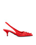 Décolleté slingback in raso con ricami 1I640O 3F7IF0011 PRADA 