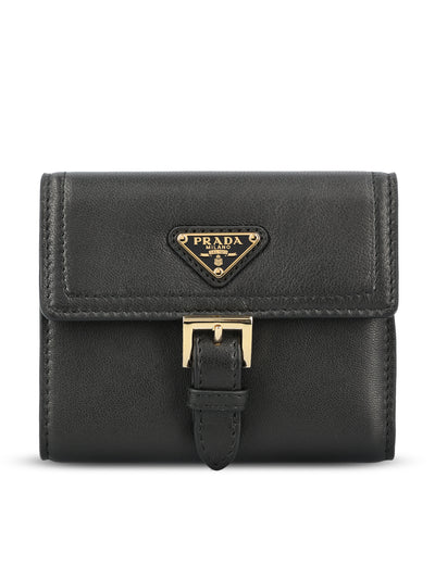 Portafoglio realizzato in pelle di agnello. 1MH060 2G6YF0002 PRADA 