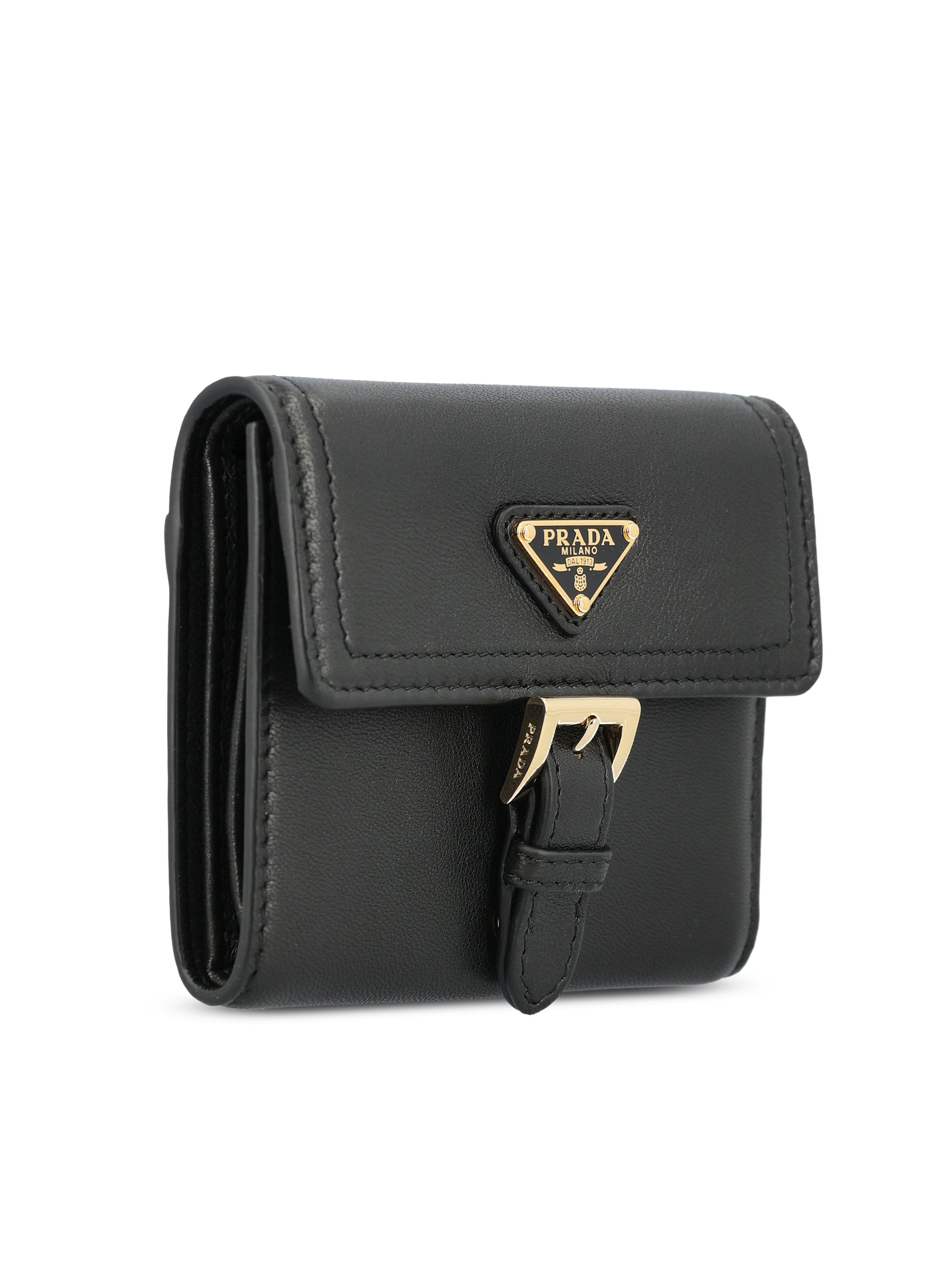 Portafoglio realizzato in pelle di agnello. 1MH060 2G6YF0002 PRADA 