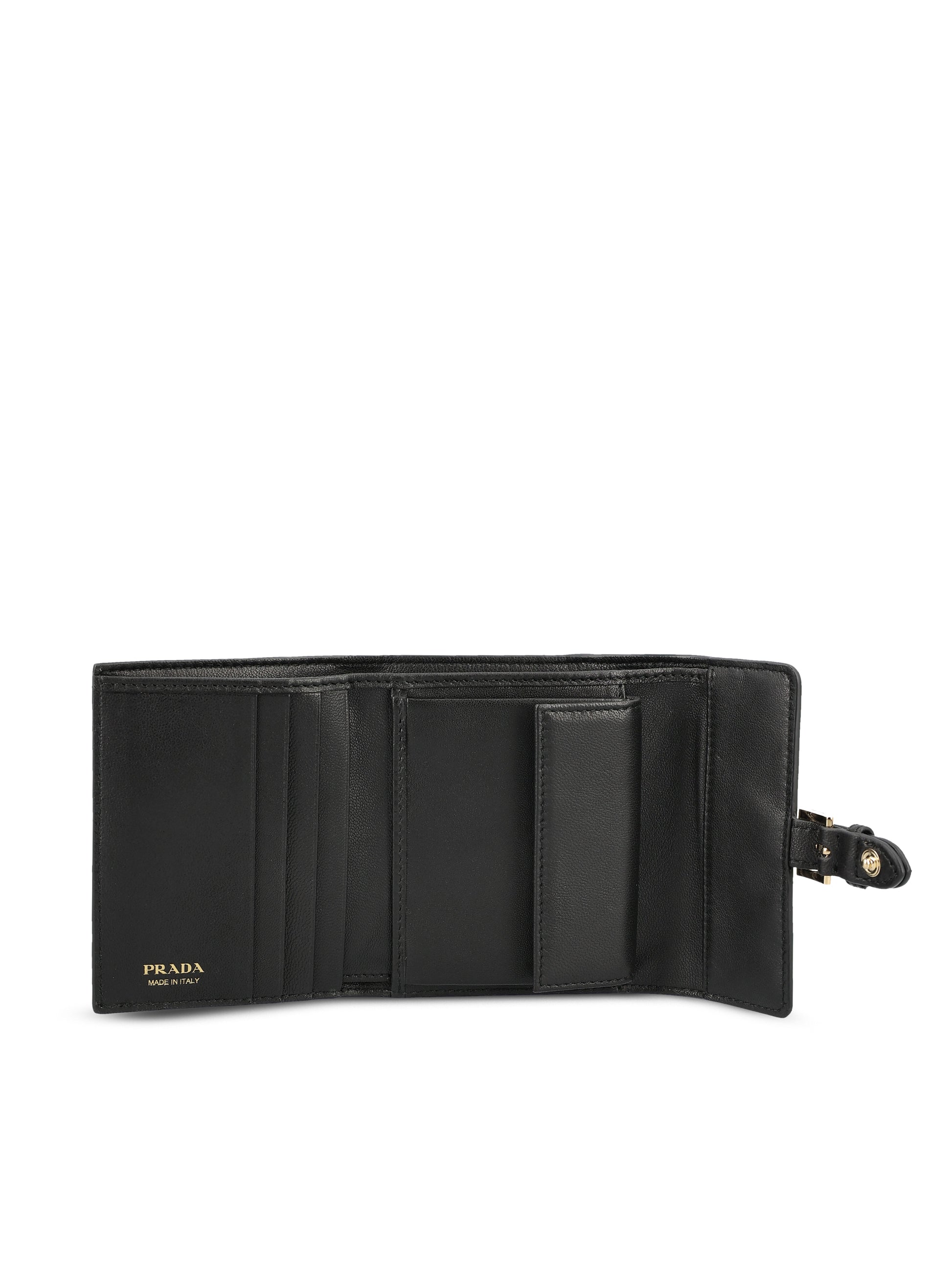 Portafoglio realizzato in pelle di agnello. 1MH060 2G6YF0002 PRADA 