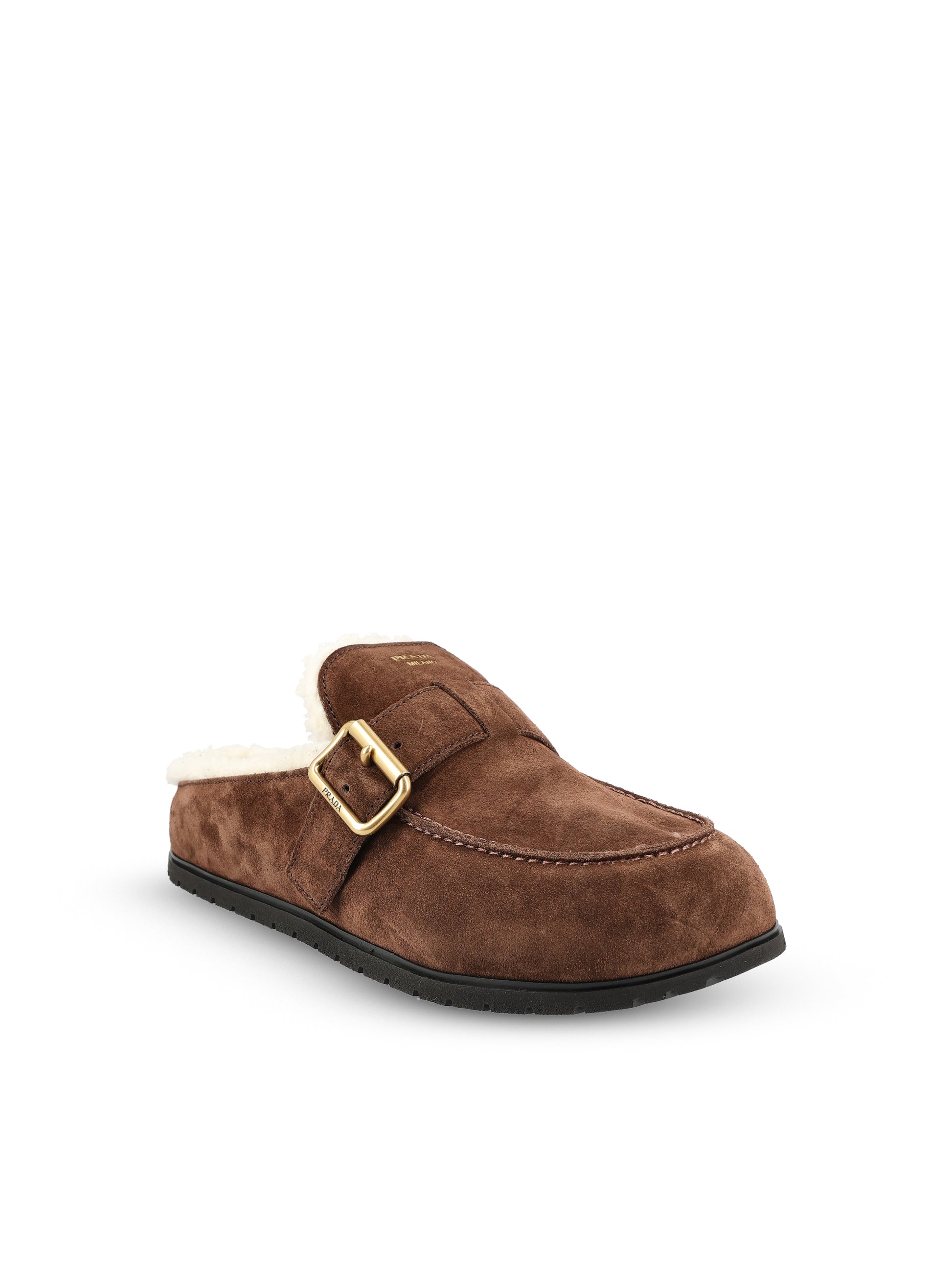 Mules in suede 1R548O JFTF0003 PRADA 