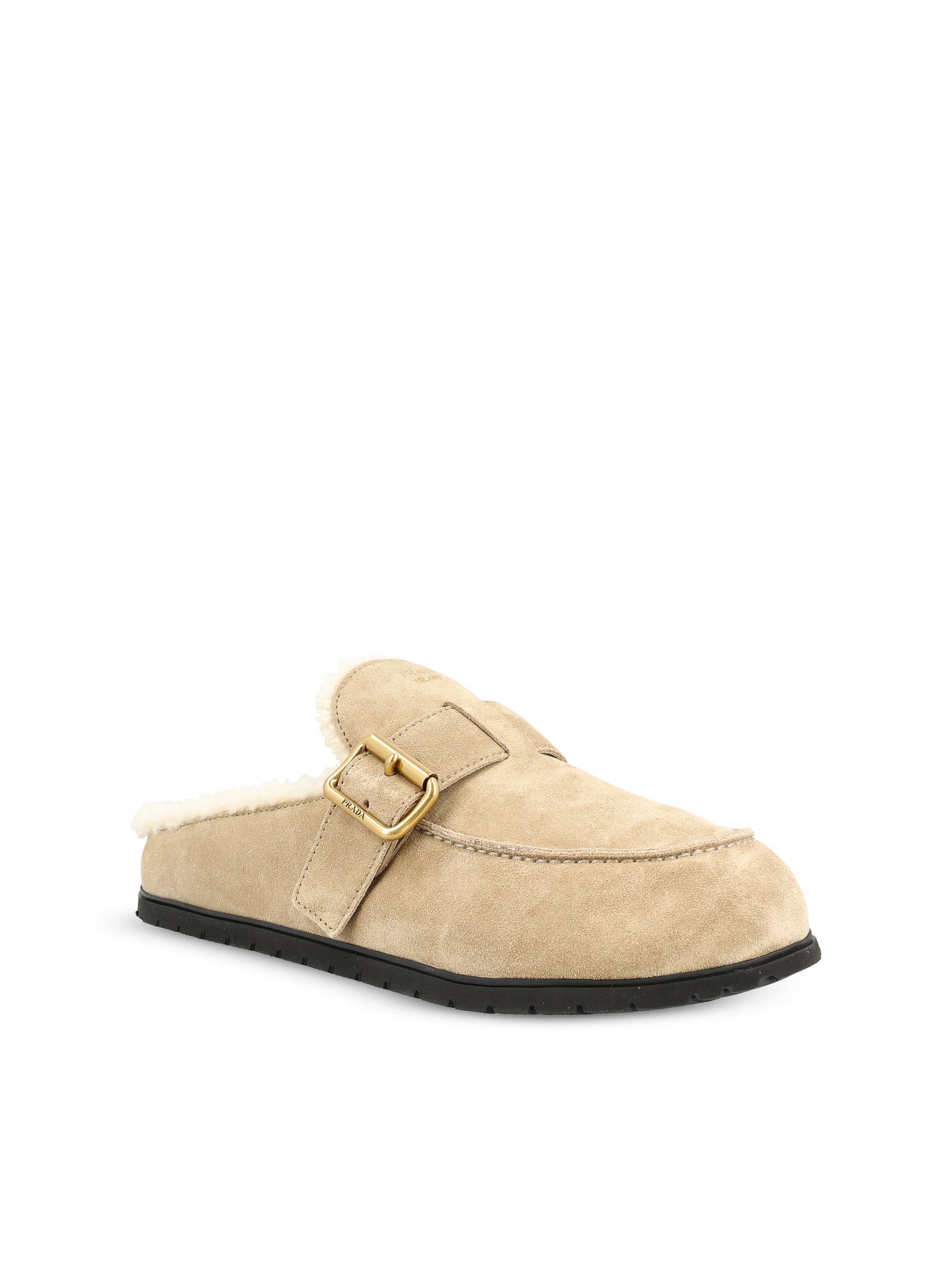 Mules in suede 1R548O JFTF0F24 PRADA 