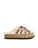 Mules realizzate in lana e pelle scamosciata. 1R553O MPDF0F24 PRADA 