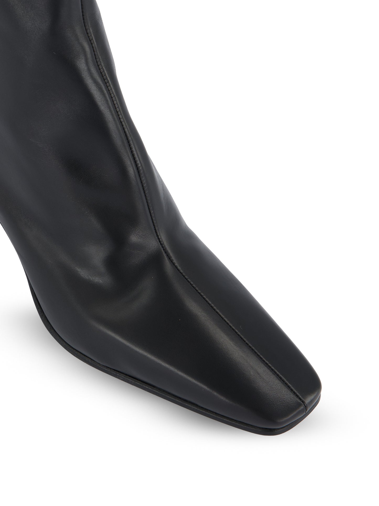 Tronchetti in Pelle Nera con Tacco 65 mm 1T708O 070F0002 PRADA 