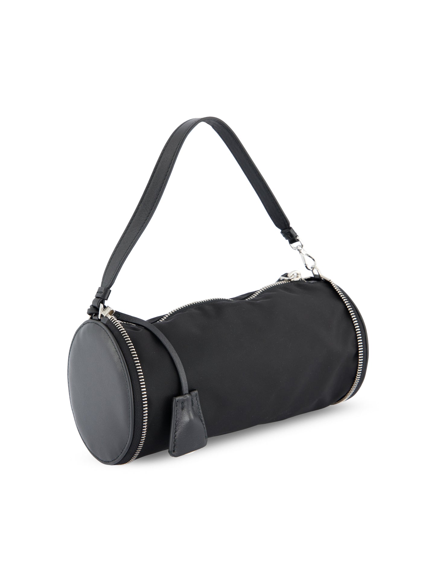 Mini borsa ripiegabile in Re-Nylon e pelle 1TT347 2ZRYF0002 PRADA 