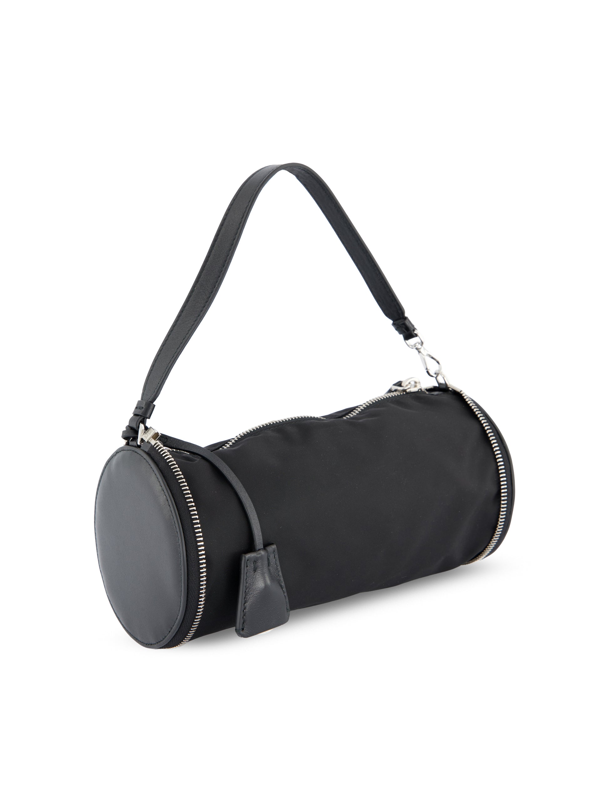 Mini borsa ripiegabile in Re-Nylon e pelle 1TT347 2ZRYF0002 PRADA 