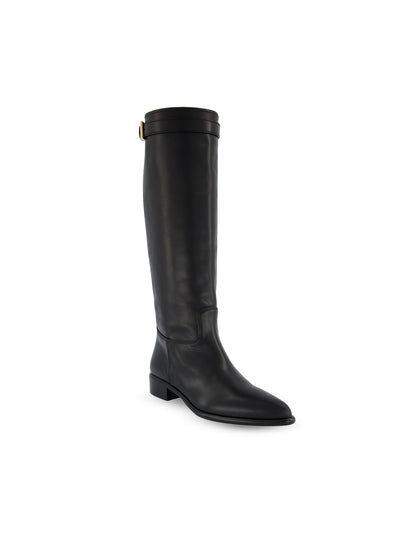 Stivali Alti in Pelle di Vitello Nera 1W666O 7V6F0002 PRADA 